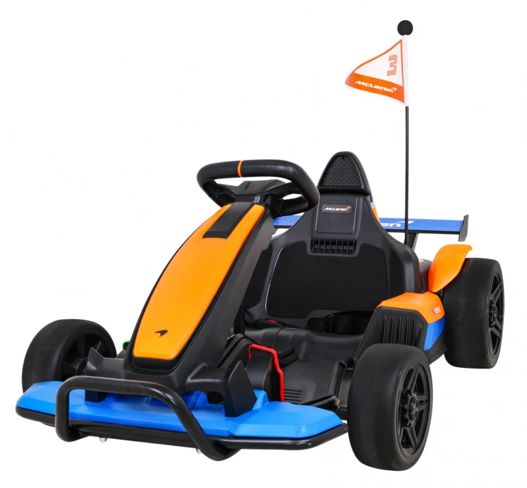 Mclaren Drift Go Kart Na Baterije Za Djecu + Drift Funkcija + Sportsko Sjedalo + Led Svjetla + Sporo Pokretanje + Eva Auto Na Akumulator 1