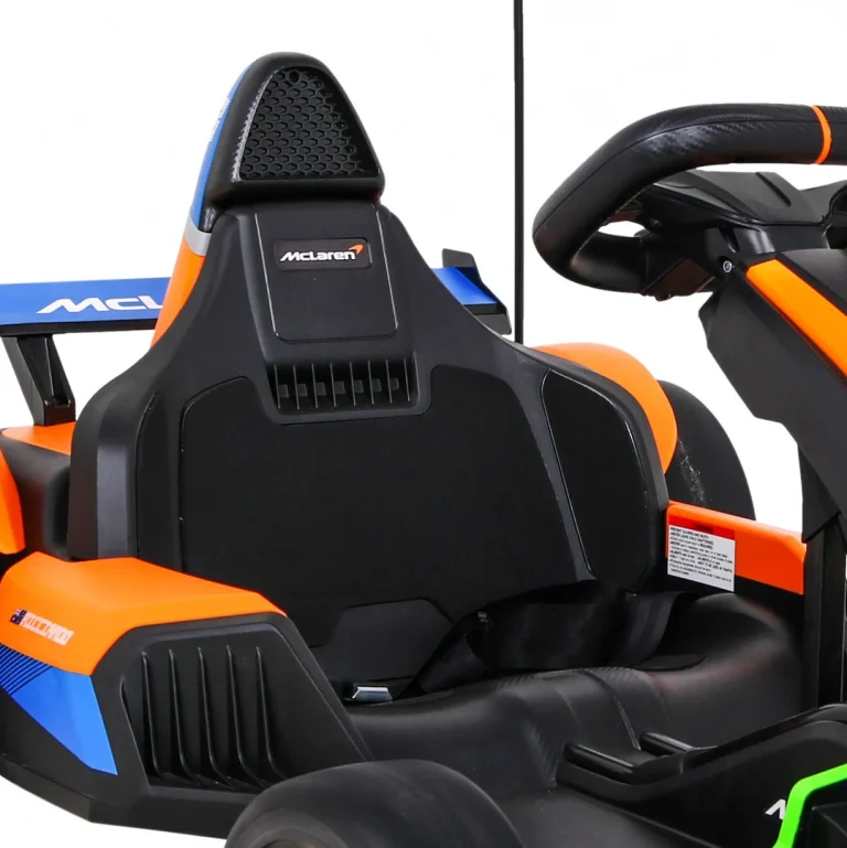 Mclaren Drift Go Kart Na Baterije Za Djecu + Drift Funkcija + Sportsko Sjedalo + Led Svjetla + Sporo Pokretanje + Eva Auto Na Akumulator 11
