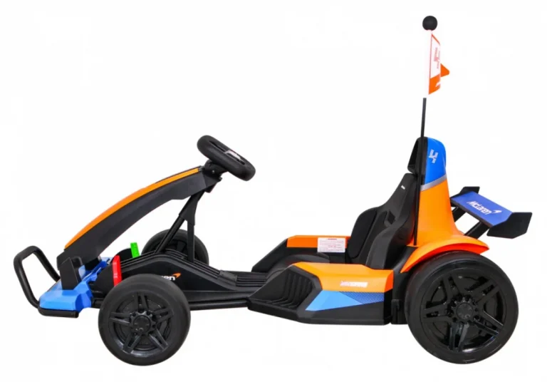 Mclaren Drift Go Kart Na Baterije Za Djecu + Drift Funkcija + Sportsko Sjedalo + Led Svjetla + Sporo Pokretanje + Eva Auto Na Akumulator 4