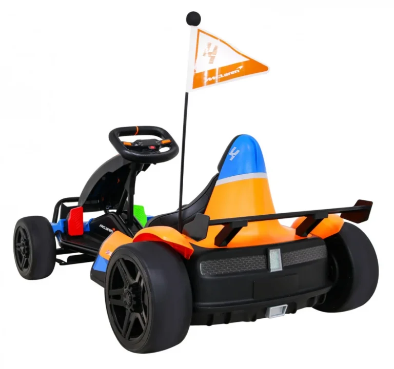 Mclaren Drift Go Kart Na Baterije Za Djecu + Drift Funkcija + Sportsko Sjedalo + Led Svjetla + Sporo Pokretanje + Eva Auto Na Akumulator 5