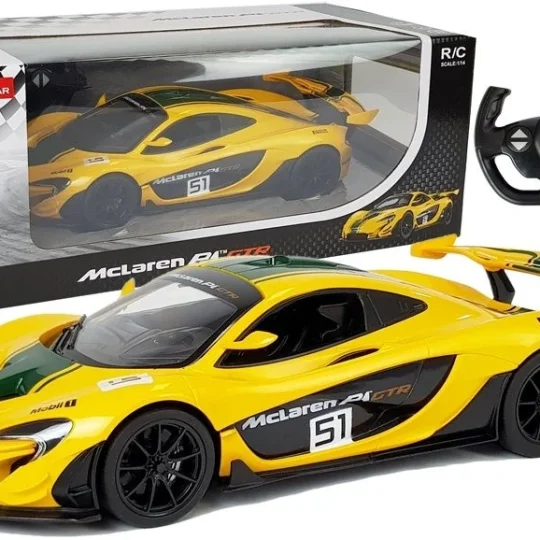Mclaren P1 Gtr Rastar Auto Na Daljinsko Upravljanje, žuta, 1:14 1