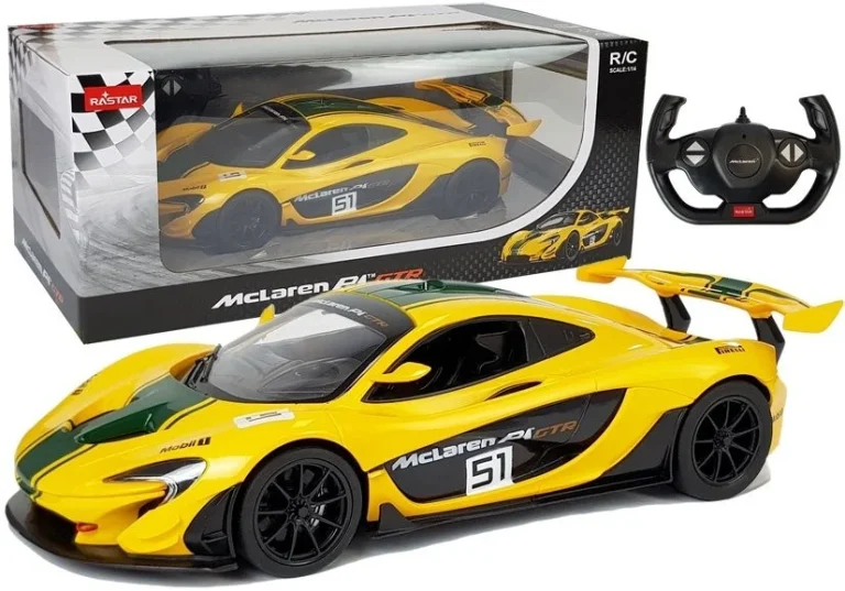 Mclaren P1 Gtr Rastar Auto Na Daljinsko Upravljanje, žuta, 1:14 1