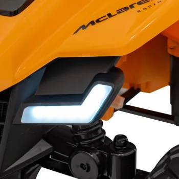 Mclaren Racing Mcl 35 Quad Za Djecu Narančasti + Daljinski Upravljač + Spori Start + Eva + Audio Led 19