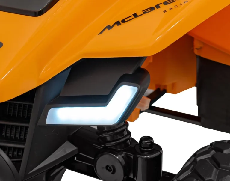 Mclaren Racing Mcl 35 Quad Za Djecu Narančasti + Daljinski Upravljač + Spori Start + Eva + Audio Led 19