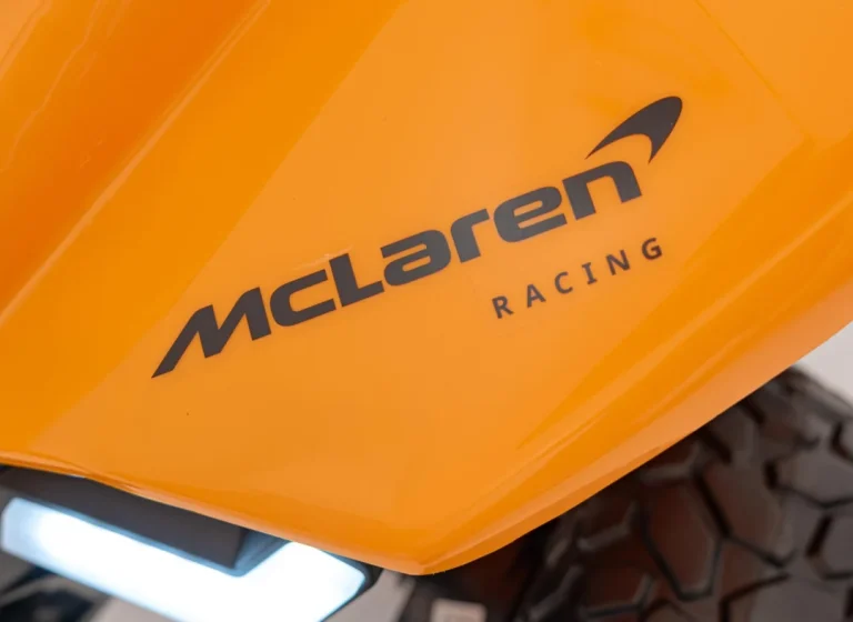 Mclaren Racing Mcl 35 Quad Za Djecu Narančasti + Daljinski Upravljač + Spori Start + Eva + Audio Led 20