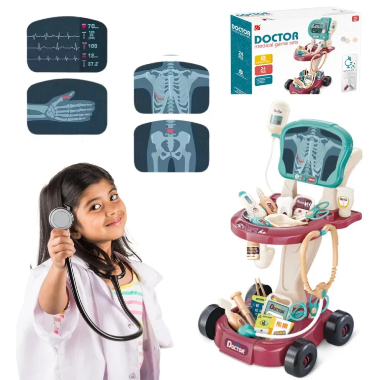Medicinski Set Na Kolicima S Ekg Panelom 2
