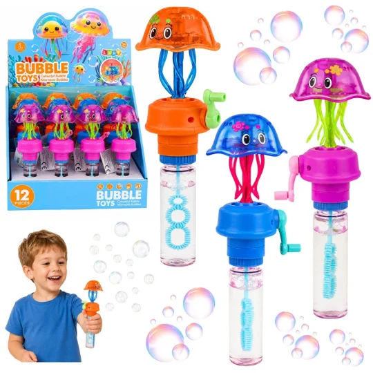 Meduza Mjehurići Od Sapunice S Pomičnim Pipcima, Led Svjetlo 40 Ml 1