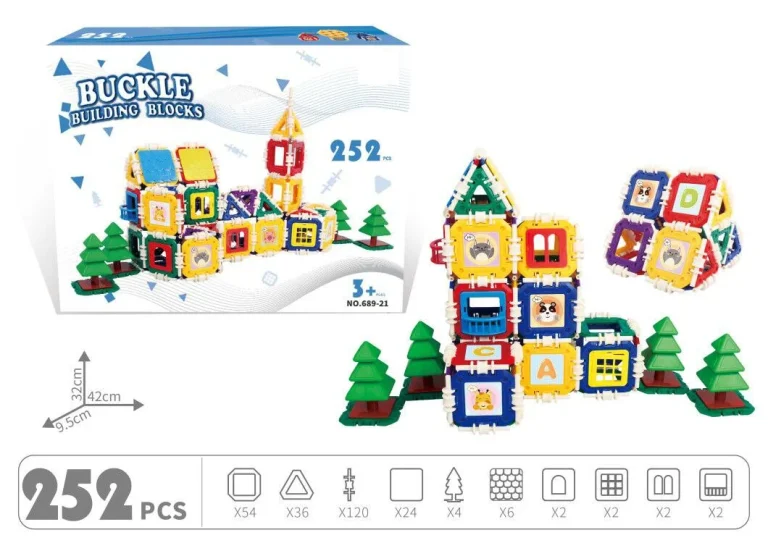 Mega Kocke 252 Dijela 3+ 2