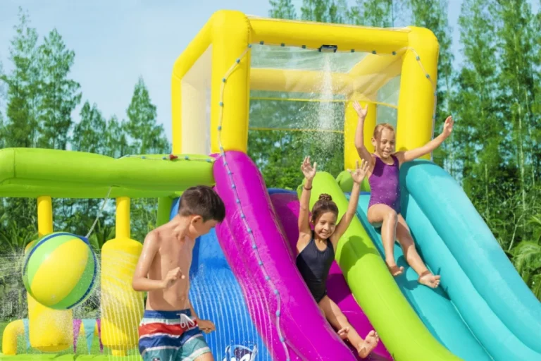 Mega Vodeni Zabavni Park Za Djecu 5+ Bestway Staza S Preprekama + Tobogan + Tuš 3