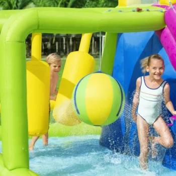 Mega Vodeni Zabavni Park Za Djecu 5+ Bestway Staza S Preprekama + Tobogan + Tuš 4
