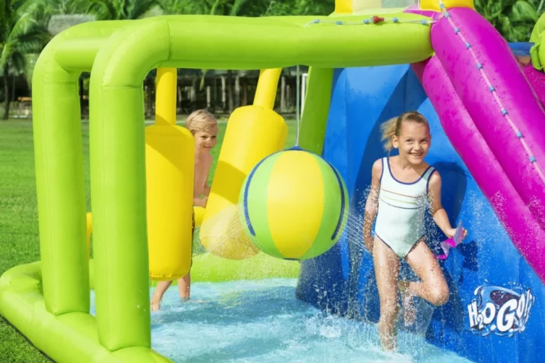 Mega Vodeni Zabavni Park Za Djecu 5+ Bestway Staza S Preprekama + Tobogan + Tuš 4