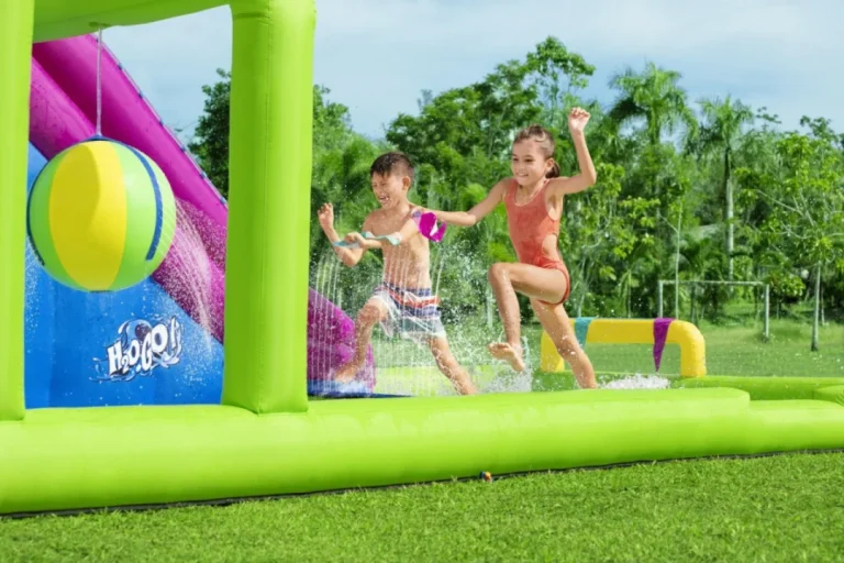 Mega Vodeni Zabavni Park Za Djecu 5+ Bestway Staza S Preprekama + Tobogan + Tuš 5