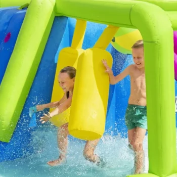 Mega Vodeni Zabavni Park Za Djecu 5+ Bestway Staza S Preprekama + Tobogan + Tuš 6