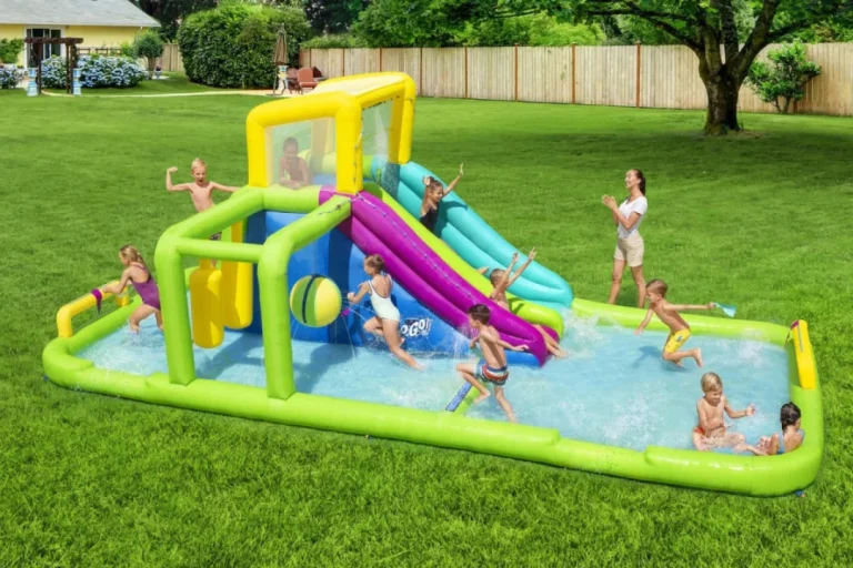 Mega Vodeni Zabavni Park Za Djecu 5+ Bestway Staza S Preprekama + Tobogan + Tuš 9