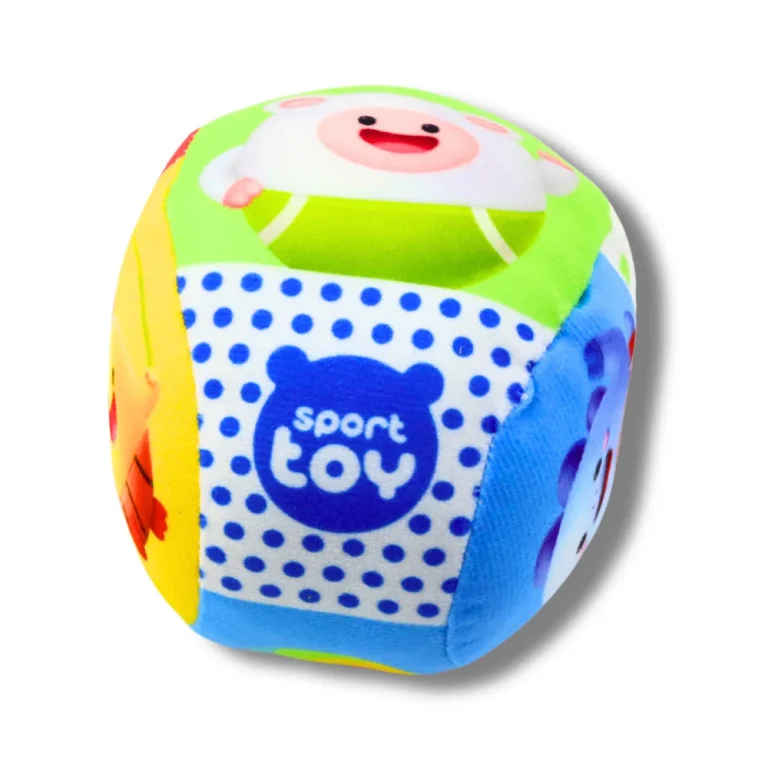Meka Lopta Sa Zvečkom Za Bebe šarena Ø 9 Cm 5