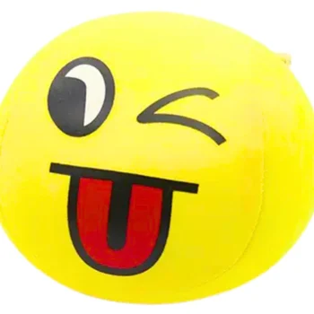 Meka Lopta Smiley žuta Ø 9 Cm 2