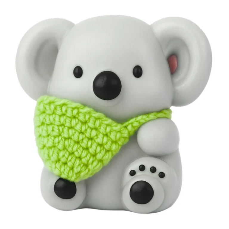 Mekana Koala Antistresna Mekana Igračka S Vunenom Vrećicom 8,5 Cm 4