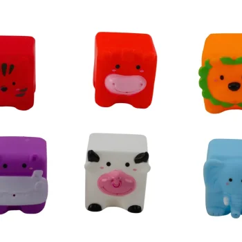 Mekane Edukativne Kocke Za Kupanje životinje, 6 Kom 3
