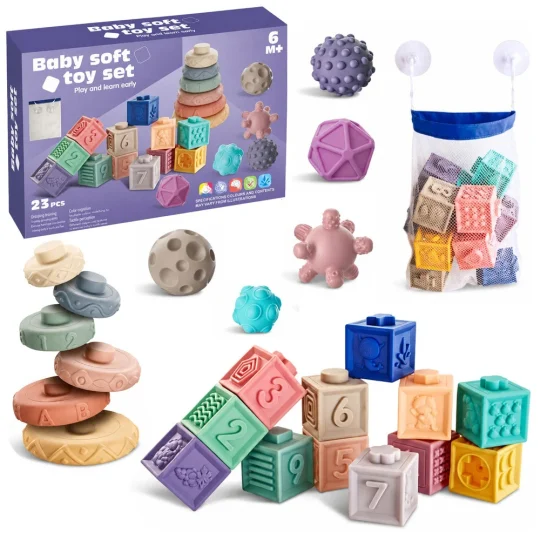 Mekane Edukativne Kocke životinje I Brojevi, 27 Kom 1