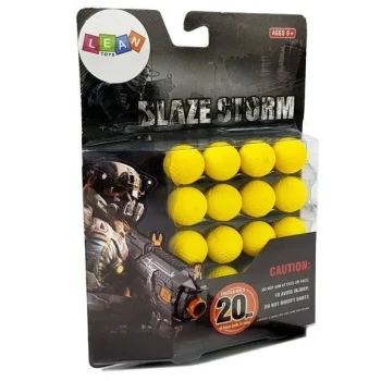 Meke Pjenaste Kuglice Ø 2 Cm, 20 Kom, žute 2