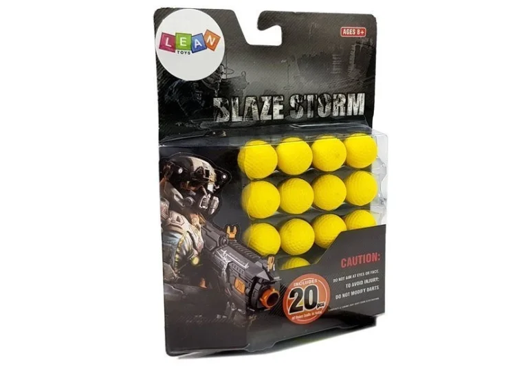 Meke Pjenaste Kuglice Ø 2 Cm, 20 Kom, žute 2