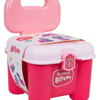 Meki Blokovi 20 Dijelova + Ružičasta Stolica Spremište 8