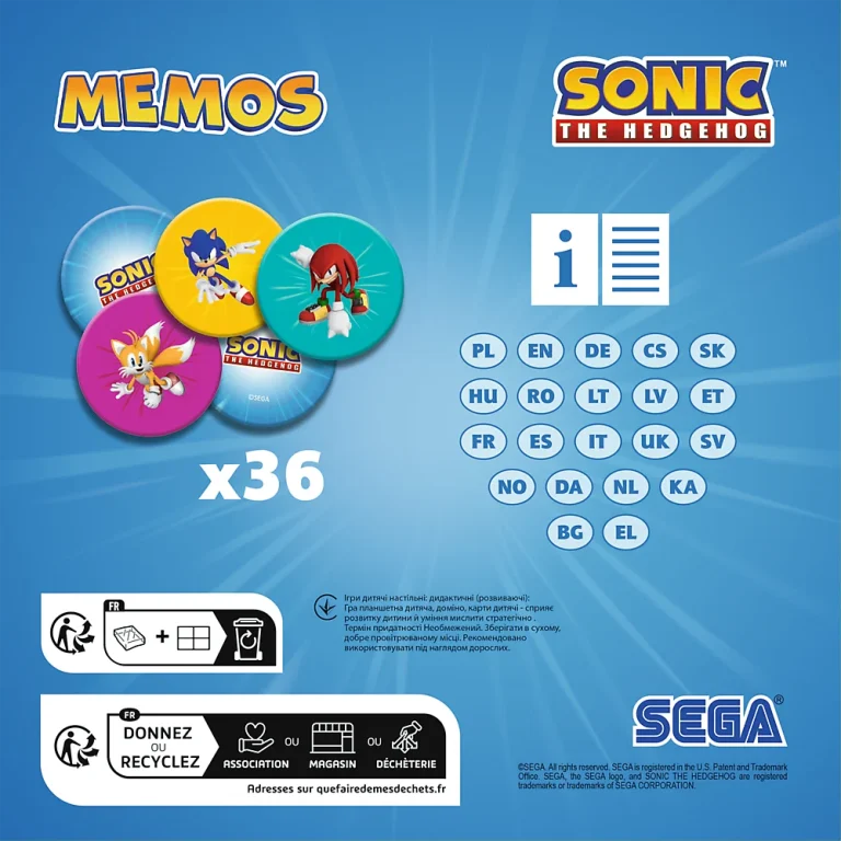 Memos Sonic Jež Trefl 02897 6