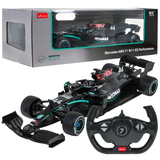 Mercedes Amg F1 W11 Eq Performance Rastar Model 1:12 Trkaći Automobil Na Daljinsko Upravljanje, Crna 1