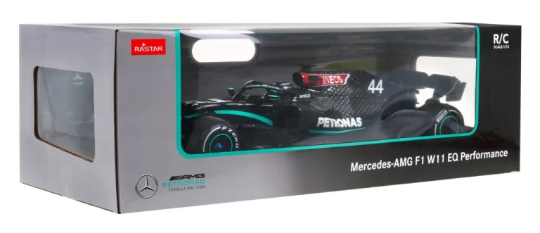 Mercedes Amg F1 W11 Eq Performance Rastar Model 1:12 Trkaći Automobil Na Daljinsko Upravljanje, Crna 8
