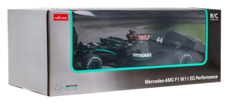 Mercedes Amg F1 W11 Eq Performance Rastar Model 1:18 Trkaći Automobil Na Daljinsko, Crna 8