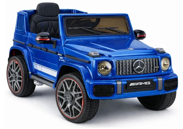 Mercedes Amg G 63 Plavo Obojeni Električni Automobil Auto Na Akumulator 1