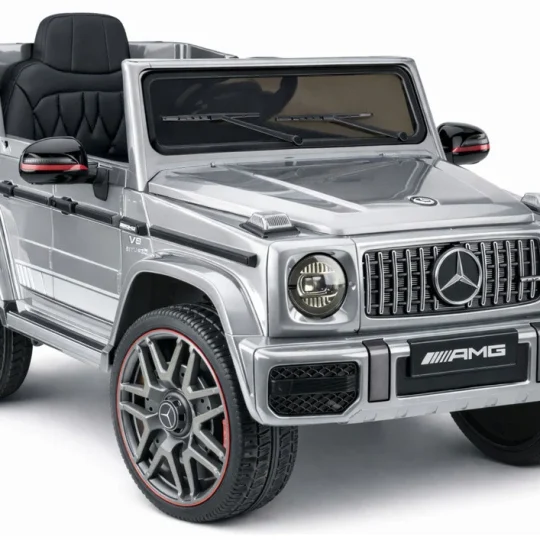 Mercedes Amg G 63 Srebrno Obojeni Automobil Na Baterije Auto Na Akumulator 1