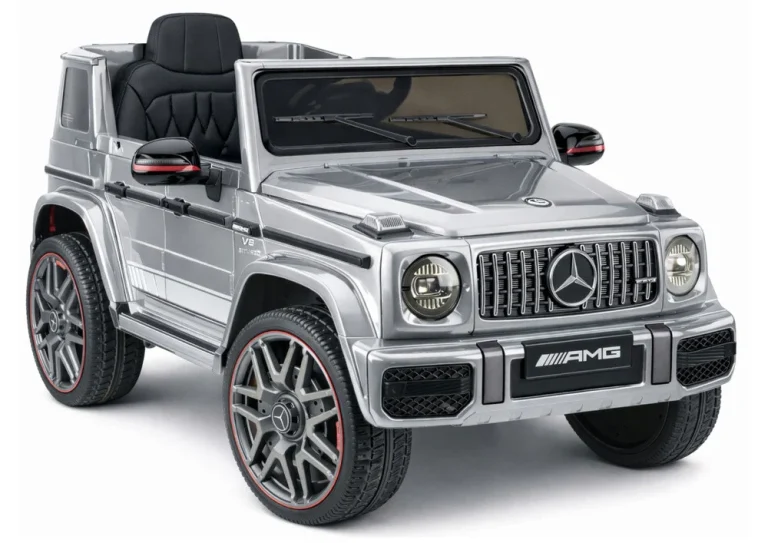 Mercedes Amg G 63 Srebrno Obojeni Automobil Na Baterije Auto Na Akumulator 1