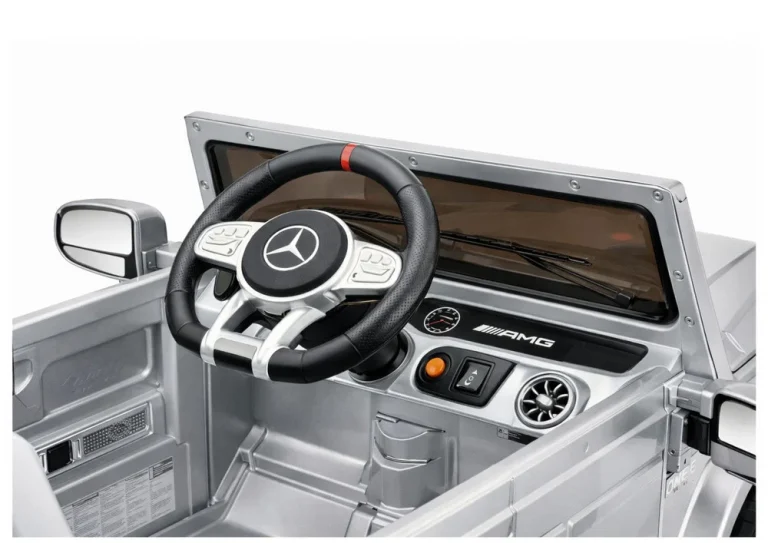 Mercedes Amg G 63 Srebrno Obojeni Automobil Na Baterije Auto Na Akumulator 10