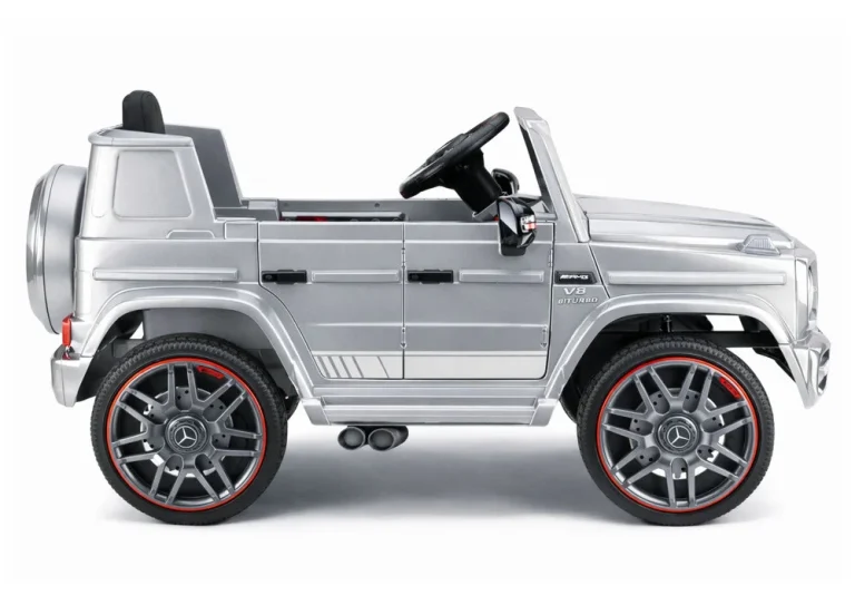 Mercedes Amg G 63 Srebrno Obojeni Automobil Na Baterije Auto Na Akumulator 9