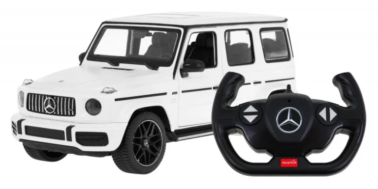 Mercedes Amg G63 Bijeli Rastar Model 1:14 Automobil Na Daljinsko Upravljanje + 2,4 Ghz, Bijela 6