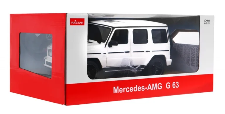 Mercedes Amg G63 Bijeli Rastar Model 1:14 Automobil Na Daljinsko Upravljanje + 2,4 Ghz, Bijela 8