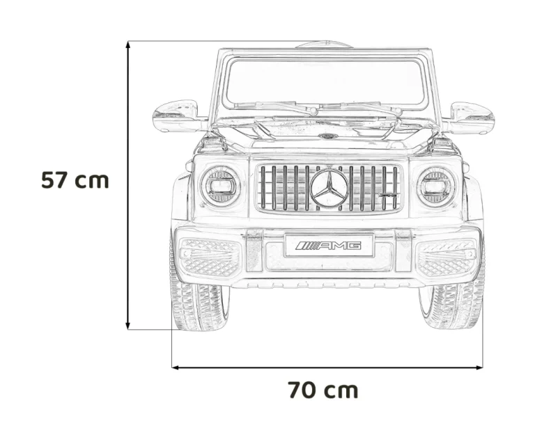 Mercedes Amg G63 Na Akumulator, Crni 2