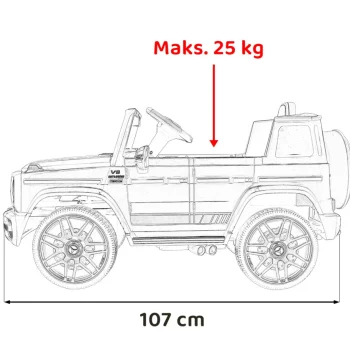 Mercedes Amg G63 Na Akumulator, Crni 3