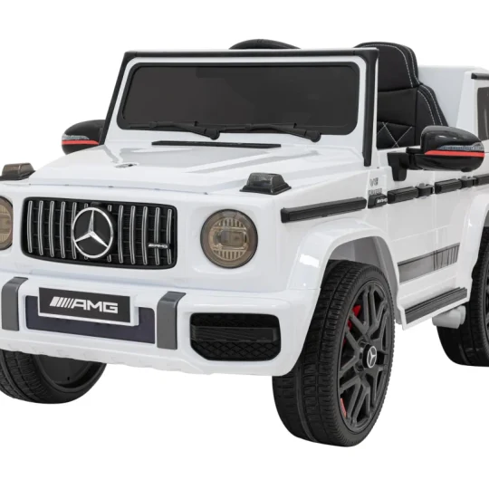Mercedes Amg G63 Za Djecu Bijela Boja + Daljinski Upravljač 1