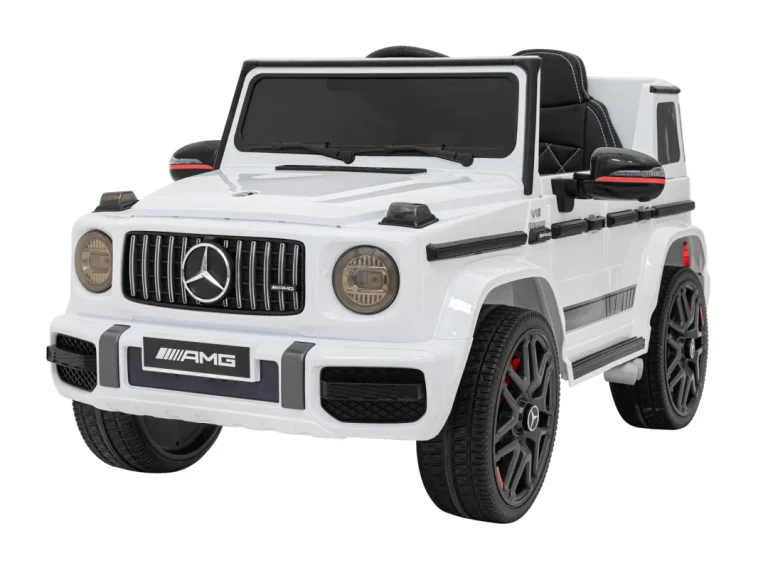 Mercedes Amg G63 Za Djecu Bijela Boja + Daljinski Upravljač 1