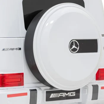 Mercedes Amg G63 Za Djecu Bijela Boja + Daljinski Upravljač 18