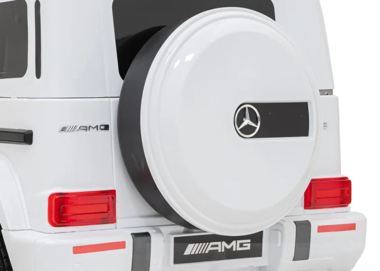 Mercedes Amg G63 Za Djecu Bijela Boja + Daljinski Upravljač 18