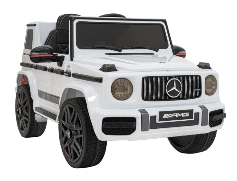 Mercedes Amg G63 Za Djecu Bijela Boja + Daljinski Upravljač 5
