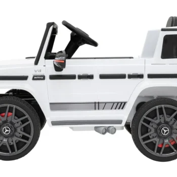 Mercedes Amg G63 Za Djecu Bijela Boja + Daljinski Upravljač 6