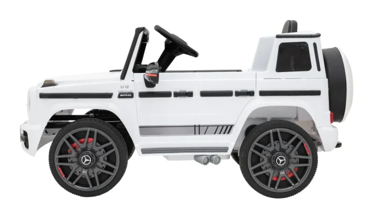 Mercedes Amg G63 Za Djecu Bijela Boja + Daljinski Upravljač 6