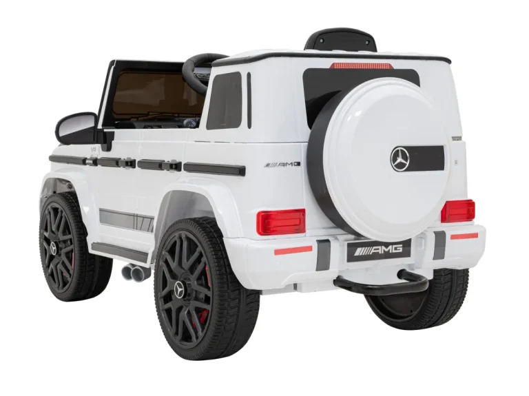 Mercedes Amg G63 Za Djecu Bijela Boja + Daljinski Upravljač 7