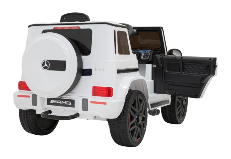 Mercedes Amg G63 Za Djecu Bijela Boja + Daljinski Upravljač 8