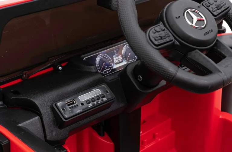 Mercedes Amg G63 Za Djecu Crveni + Daljinski Upravljač, Crvena 11