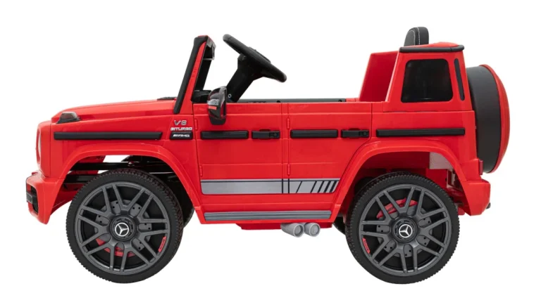 Mercedes Amg G63 Za Djecu Crveni + Daljinski Upravljač, Crvena 6